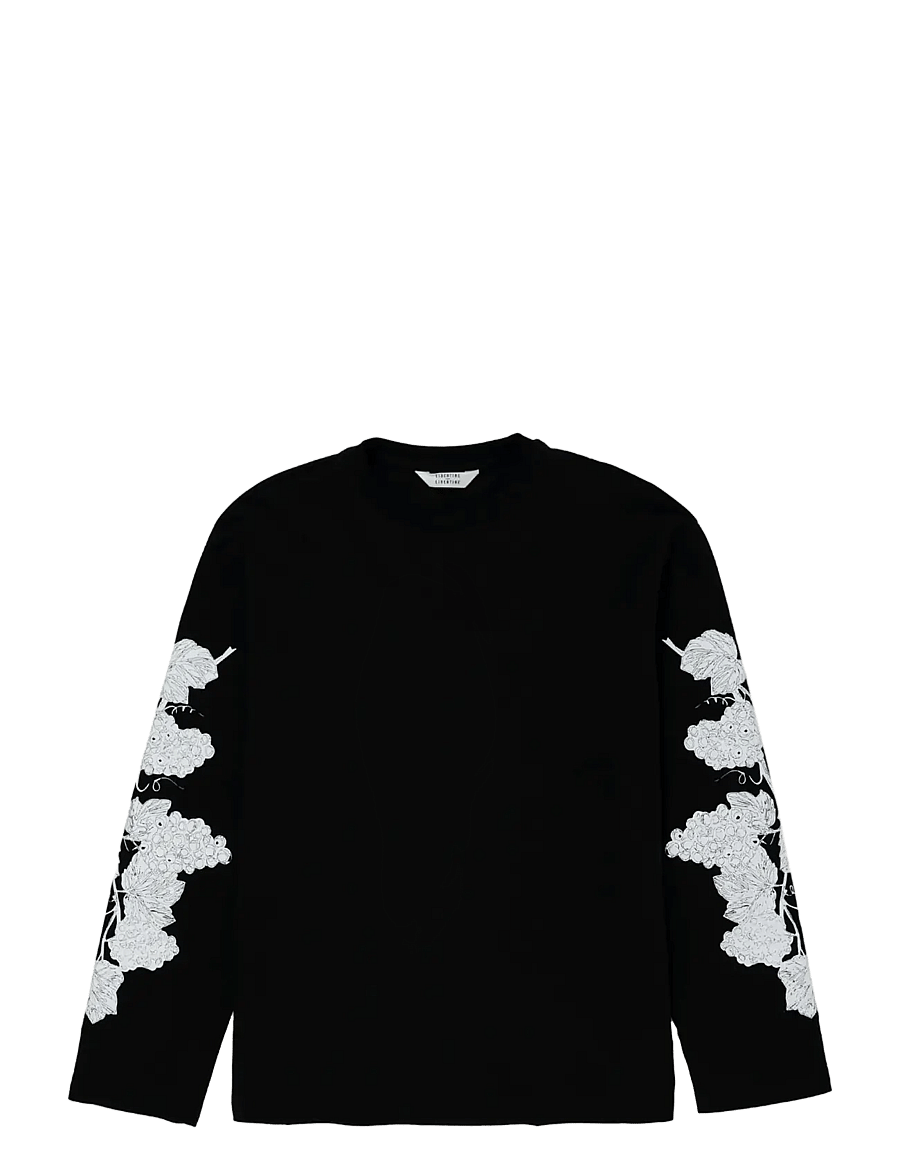 Libertine-Libertine - Affirm Branch - langärmelige t-shirts - black - 0