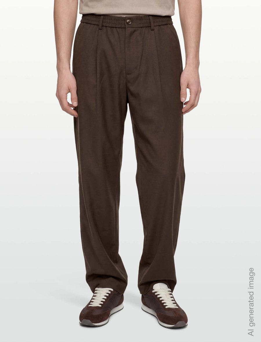 Libertine-Libertine - Agency - casual trousers - brown melange - 3