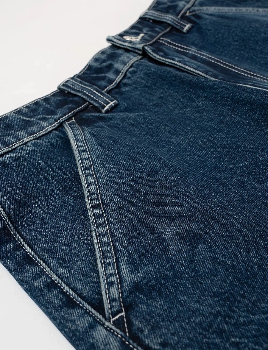 Libertine-Libertine - Alert - loose jeans - washed blue - 5