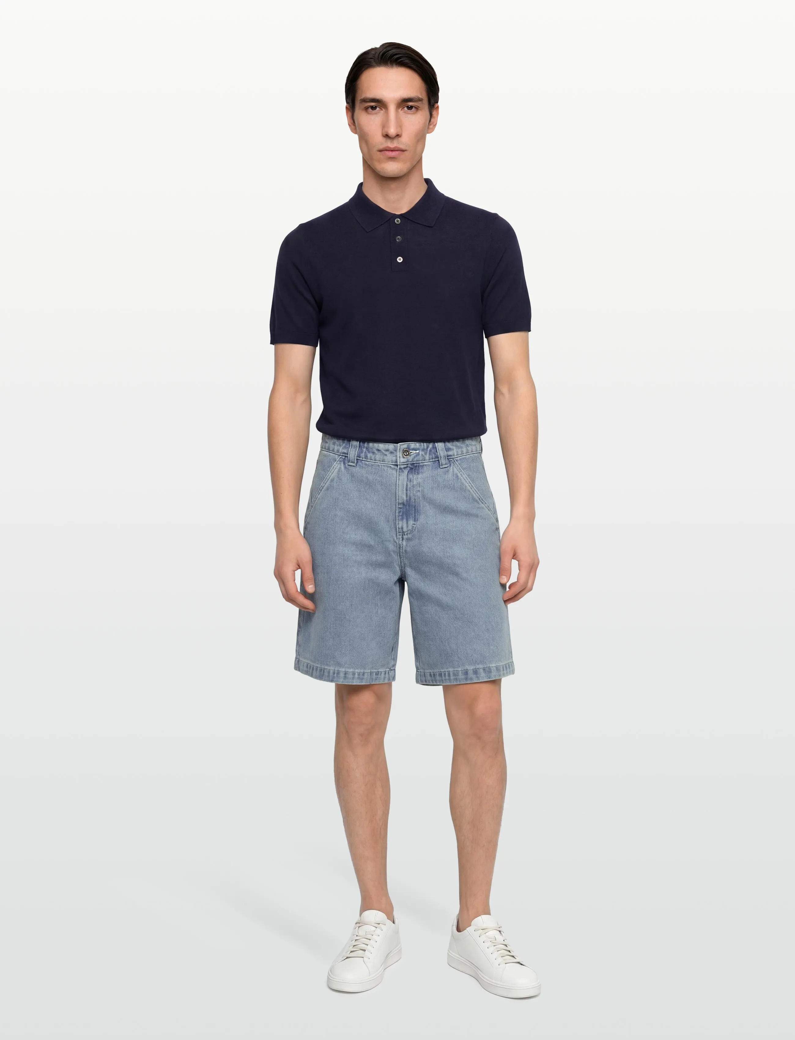 Libertine-Libertine Aware, L, Blue, Shorts > Denim Shorts, Herre