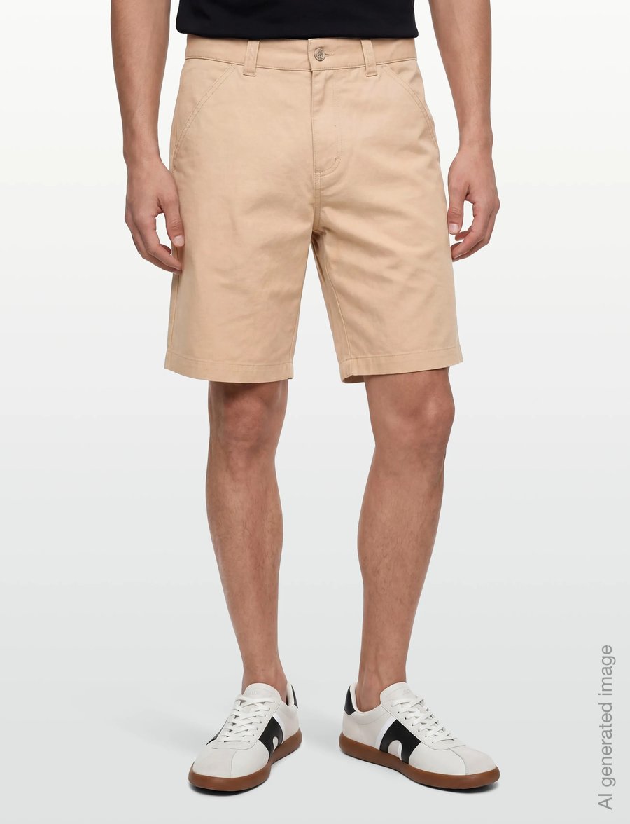 Libertine-Libertine - Aware - casual shorts - khaki camo - 3