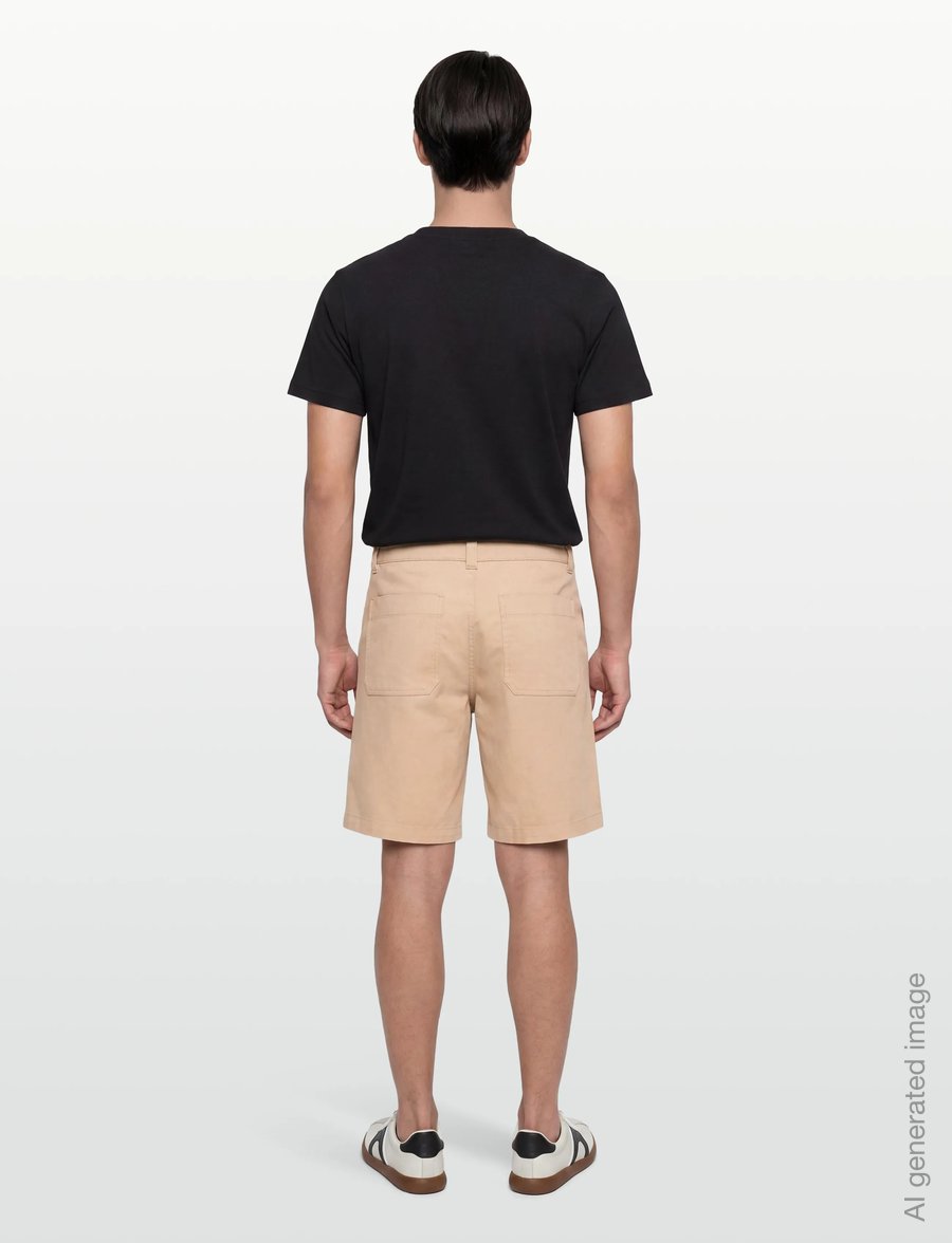 Libertine-Libertine - Aware - casual shorts - khaki camo - 4