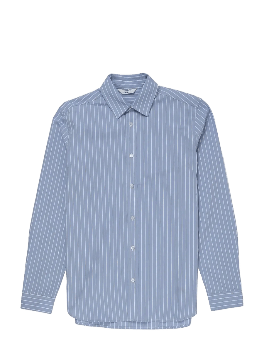 Libertine-Libertine - Babylon - randiga skjortor - blue pin stripe - 0