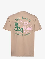 Libertine-Libertine - Beat Well-Being - kortærmede t-shirts - taupe - 1