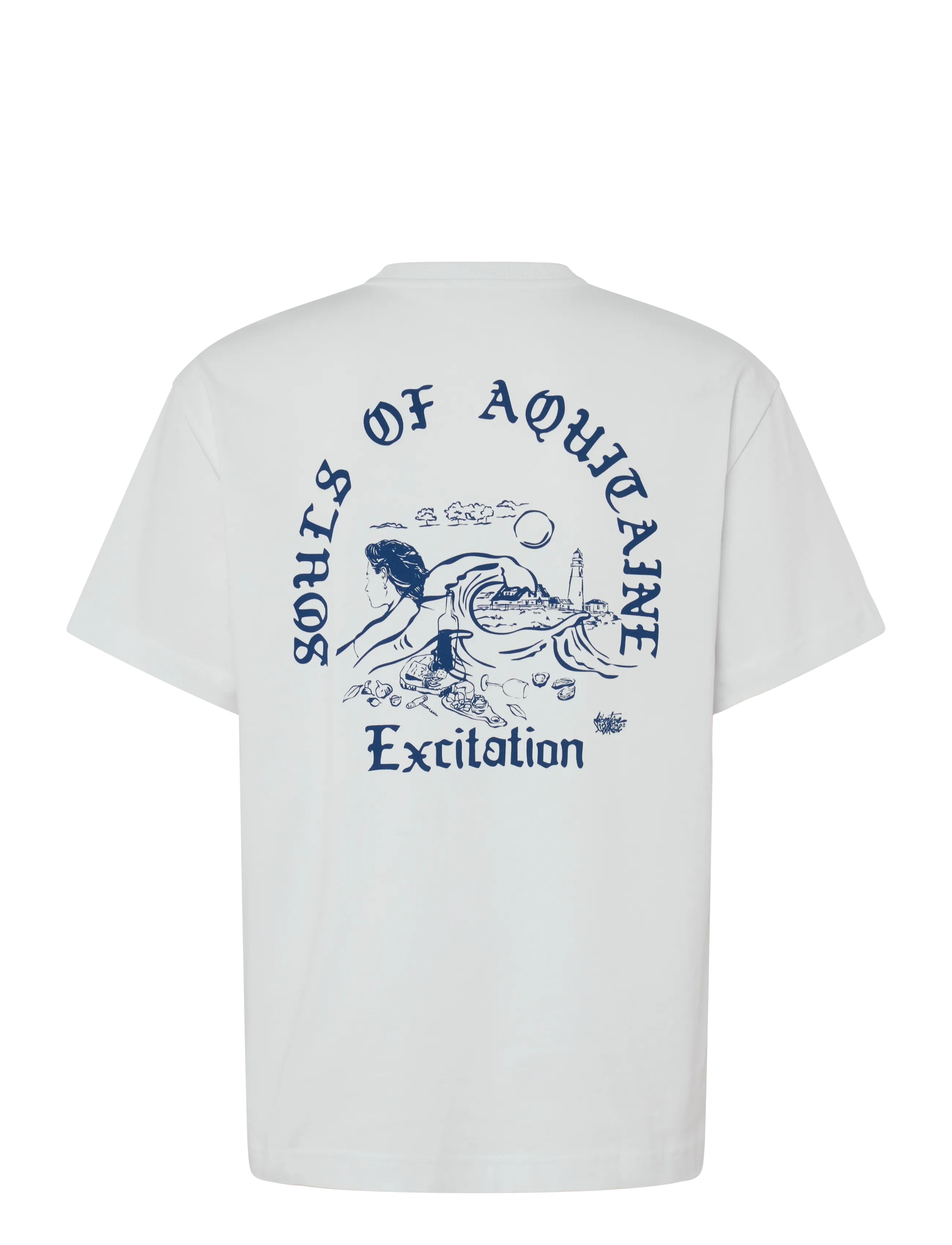 Libertine-Libertine - Broke Aquitaine - kortærmede t-shirts - white - 2