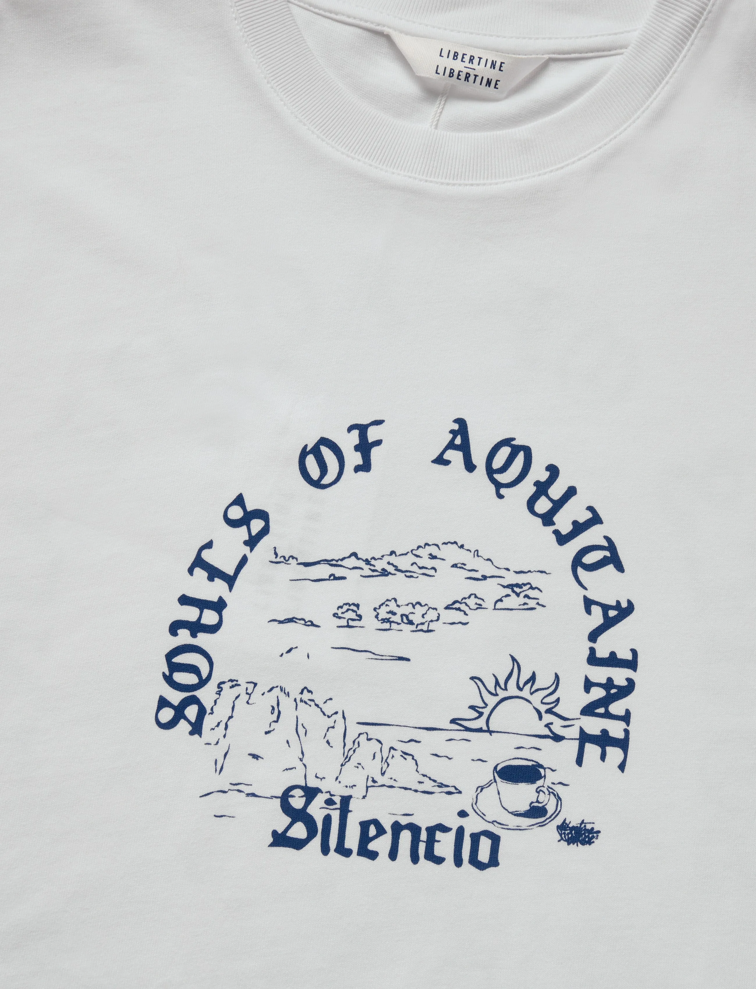 Libertine-Libertine - Broke Aquitaine - kortærmede t-shirts - white - 5