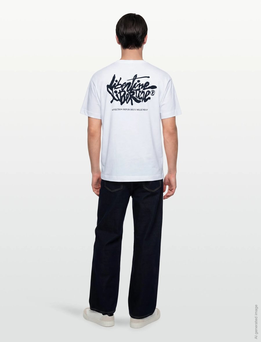 Libertine-Libertine - Broke Era Logo - kurzärmelig - white - 4