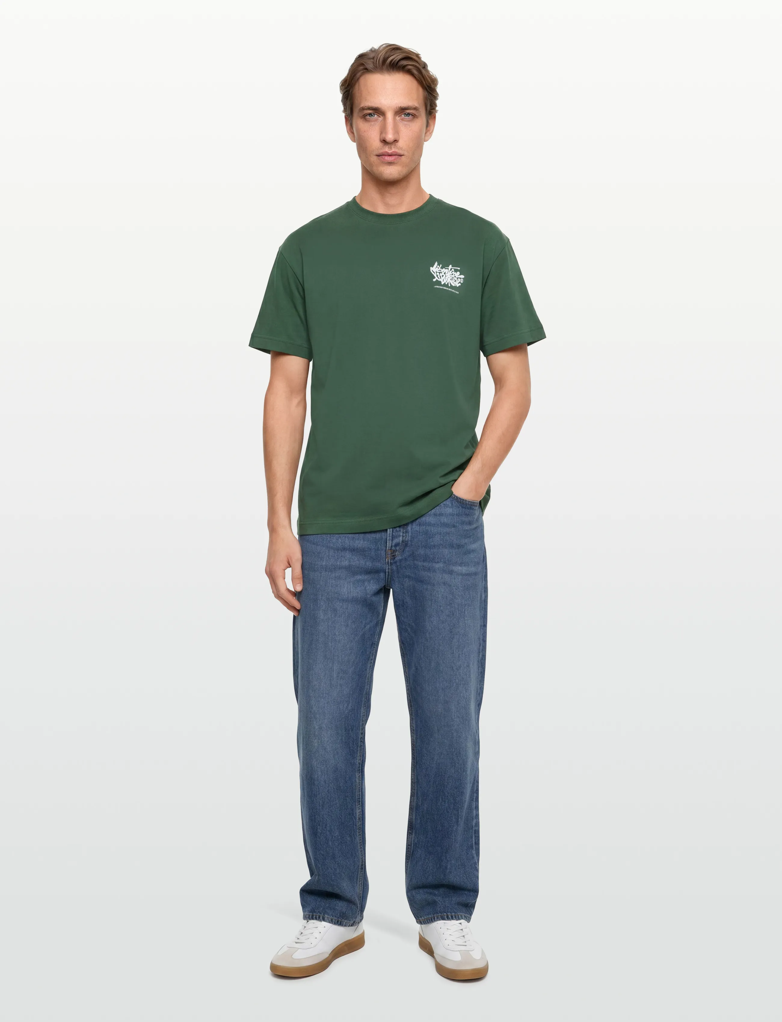Libertine-Libertine Broke Era Logo - Clothing - GARDEN TOPIARY / green