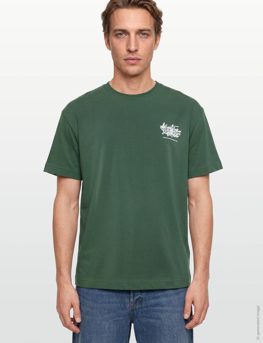 Libertine-Libertine - Broke Era Logo - kortærmede t-shirts - garden topiary - 3