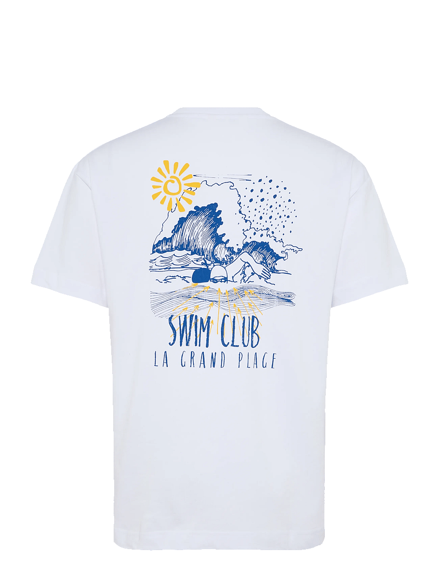 Libertine-Libertine - Broke La Grand Plage - kurzärmelige t-shirts - white - 2