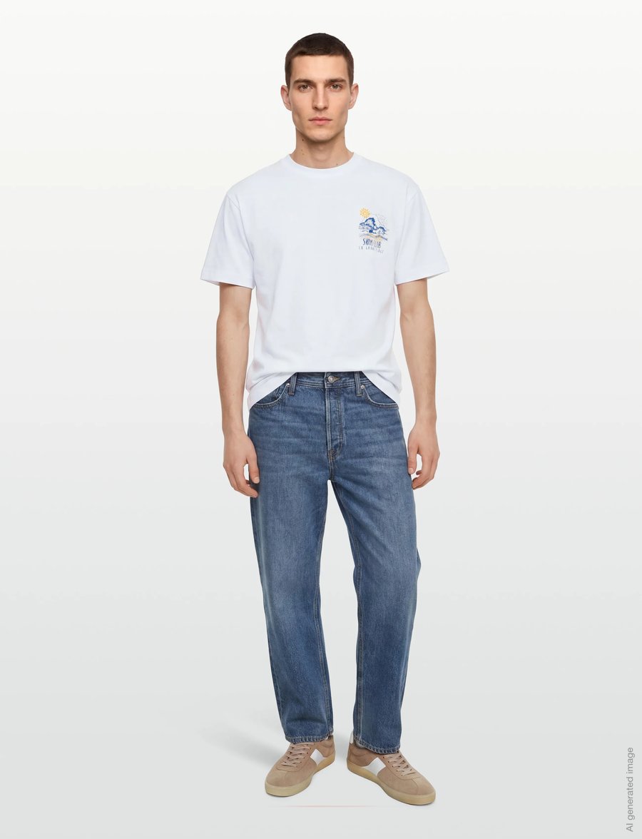 Libertine-Libertine - Broke La Grand Plage - kurzärmelige t-shirts - white - 0