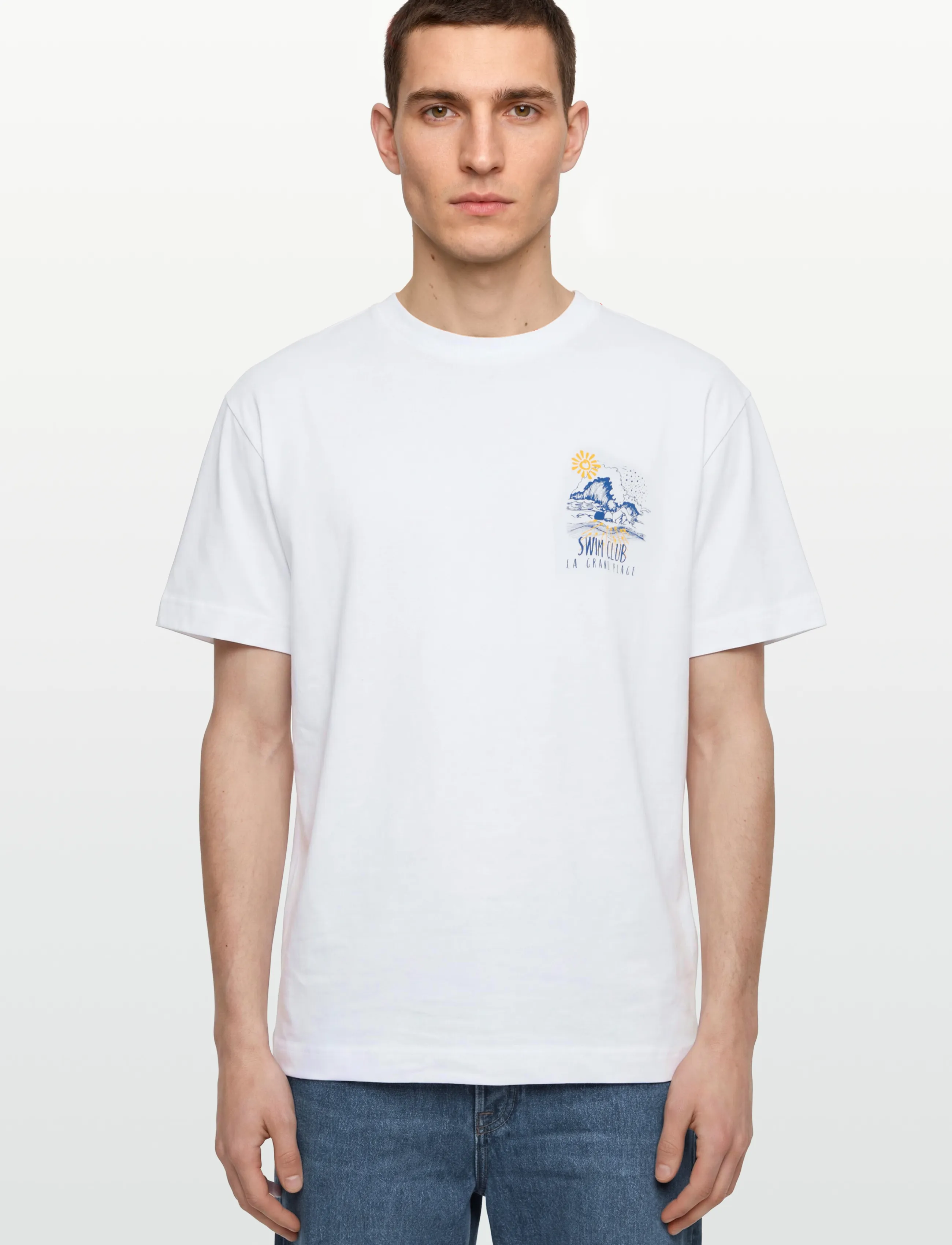 Libertine-Libertine - Broke La Grand Plage - kortærmede t-shirts - white - 3