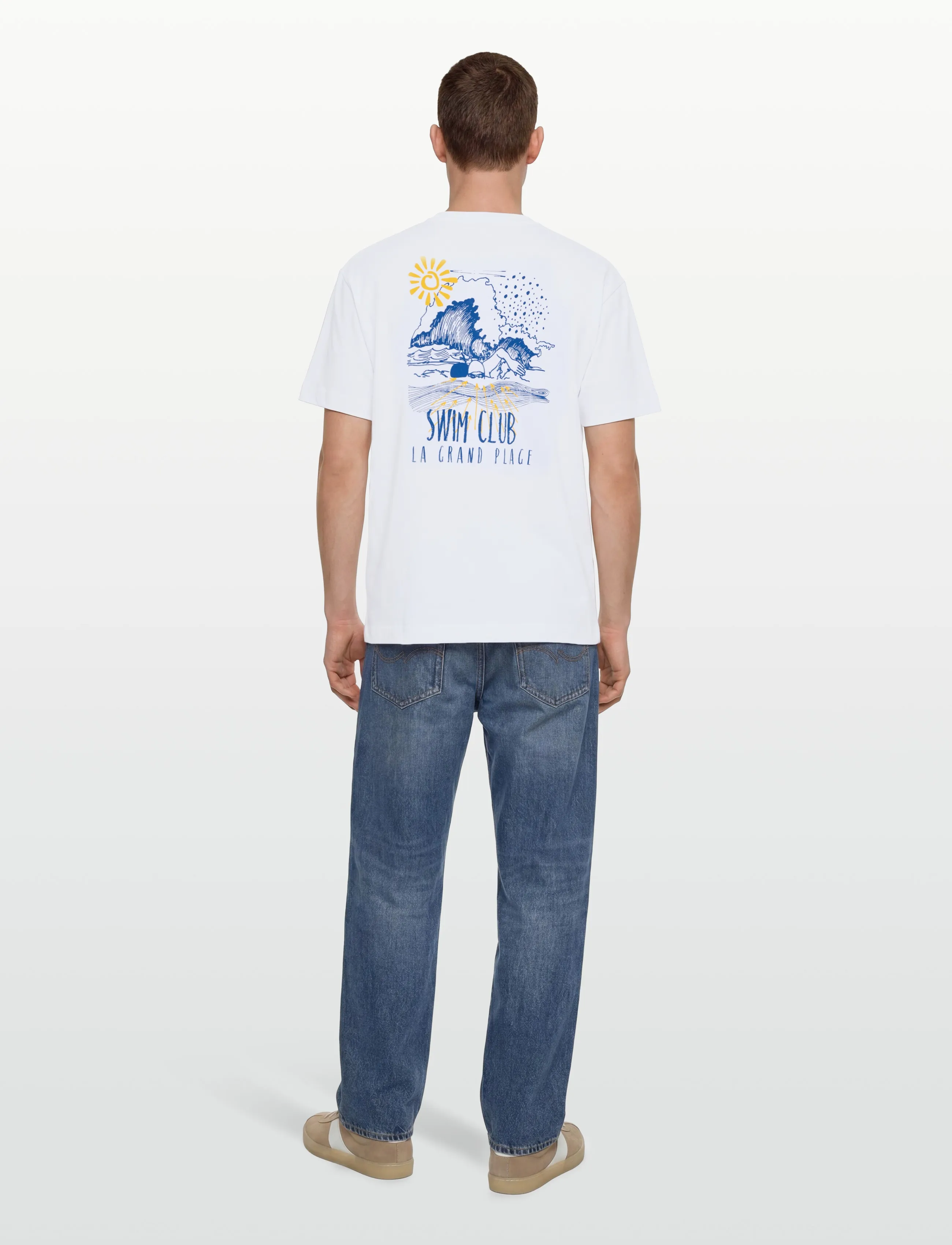 Libertine-Libertine - Broke La Grand Plage - kortærmede t-shirts - white - 4