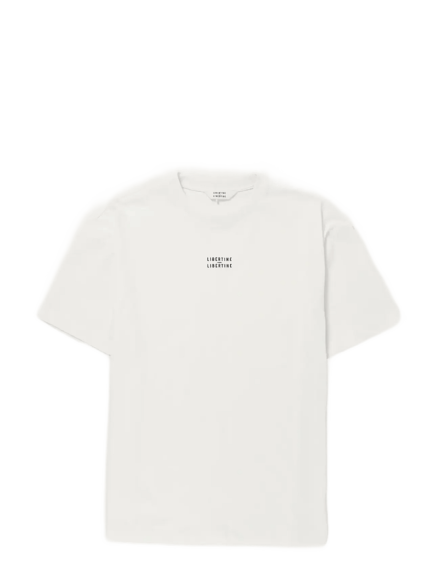 Libertine-Libertine - Broke Logo - lühikeste varrukatega t-särgid - white - 0