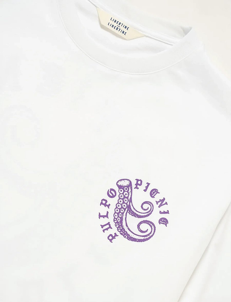 Libertine-Libertine - Broke Pulpo - lühikeste varrukatega t-särgid - white - 5
