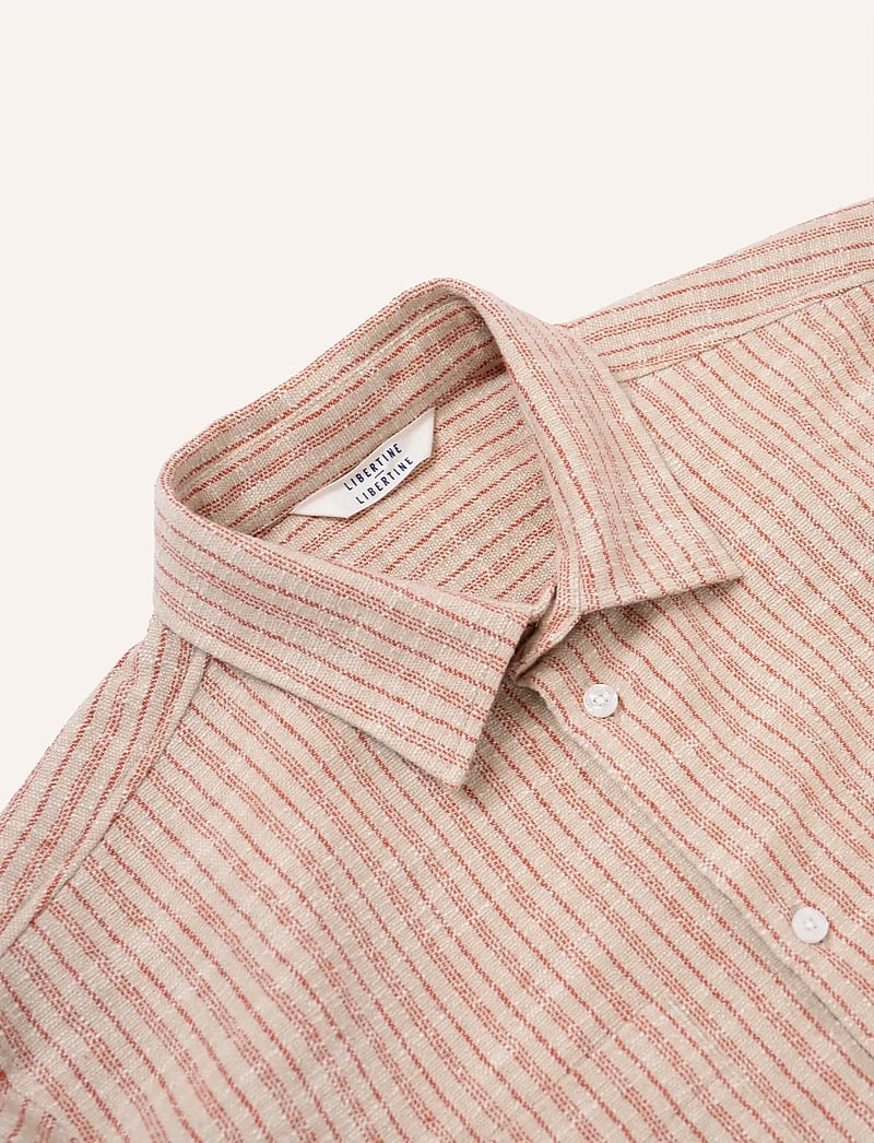 Libertine-Libertine - Canyon - gestreifte hemden - burned ocre - 1