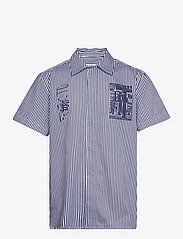 Libertine-Libertine - Carbon - basic shirts - dark navy stripe - 0
