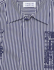 Libertine-Libertine - Carbon - basic shirts - dark navy stripe - 2