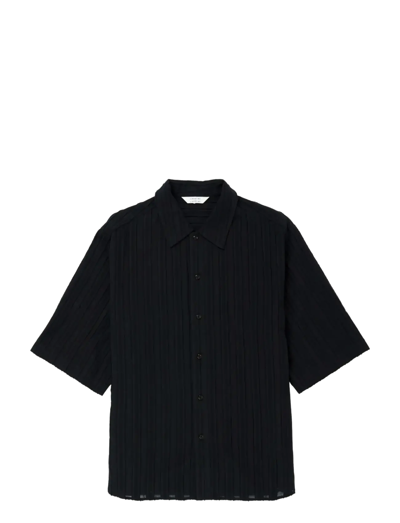 Libertine-Libertine Carbon, S, Black, Skjorter > Kortærmede Shirts, Herre