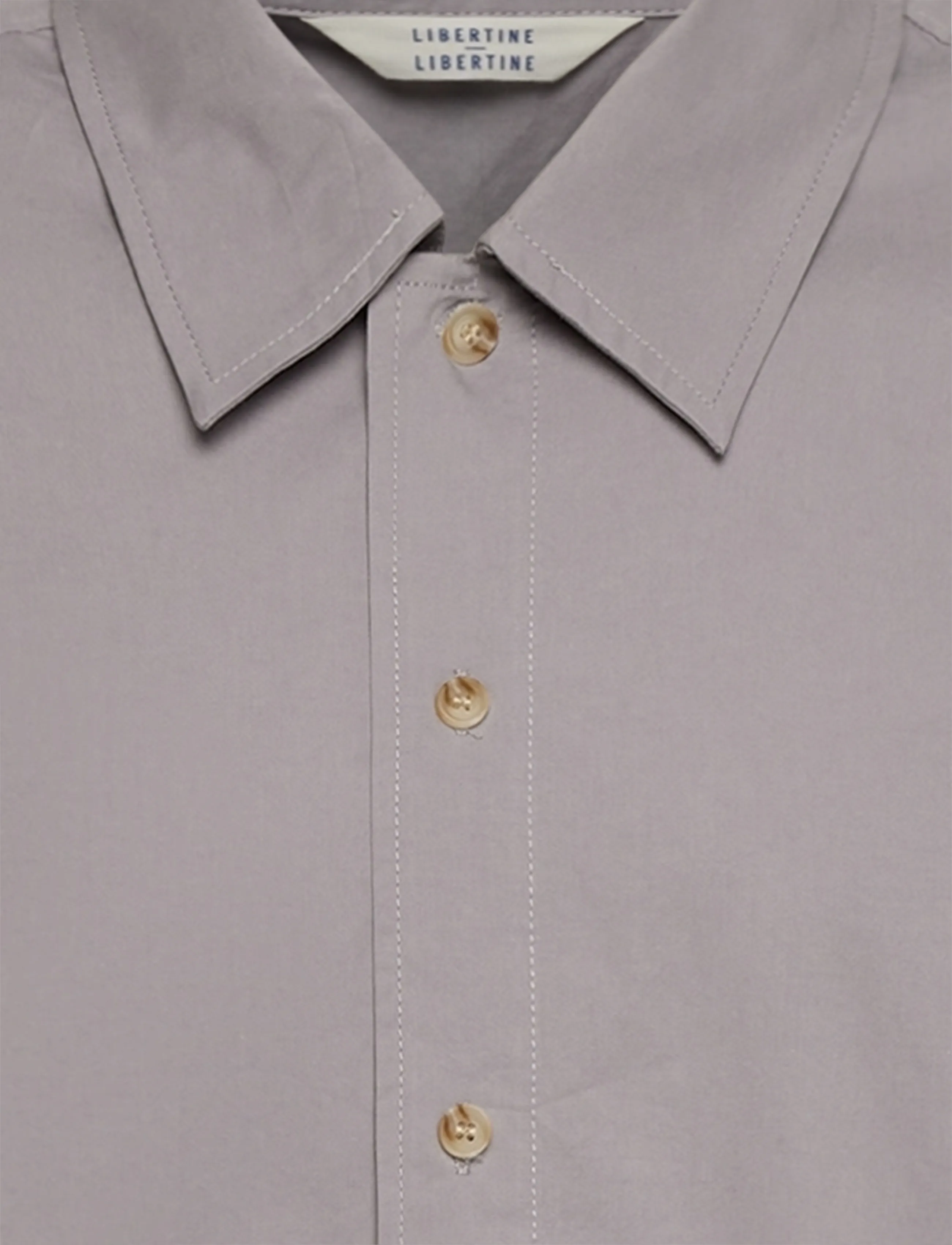 Libertine-Libertine - Carbon - kortærmede skjorter - warm grey - 2