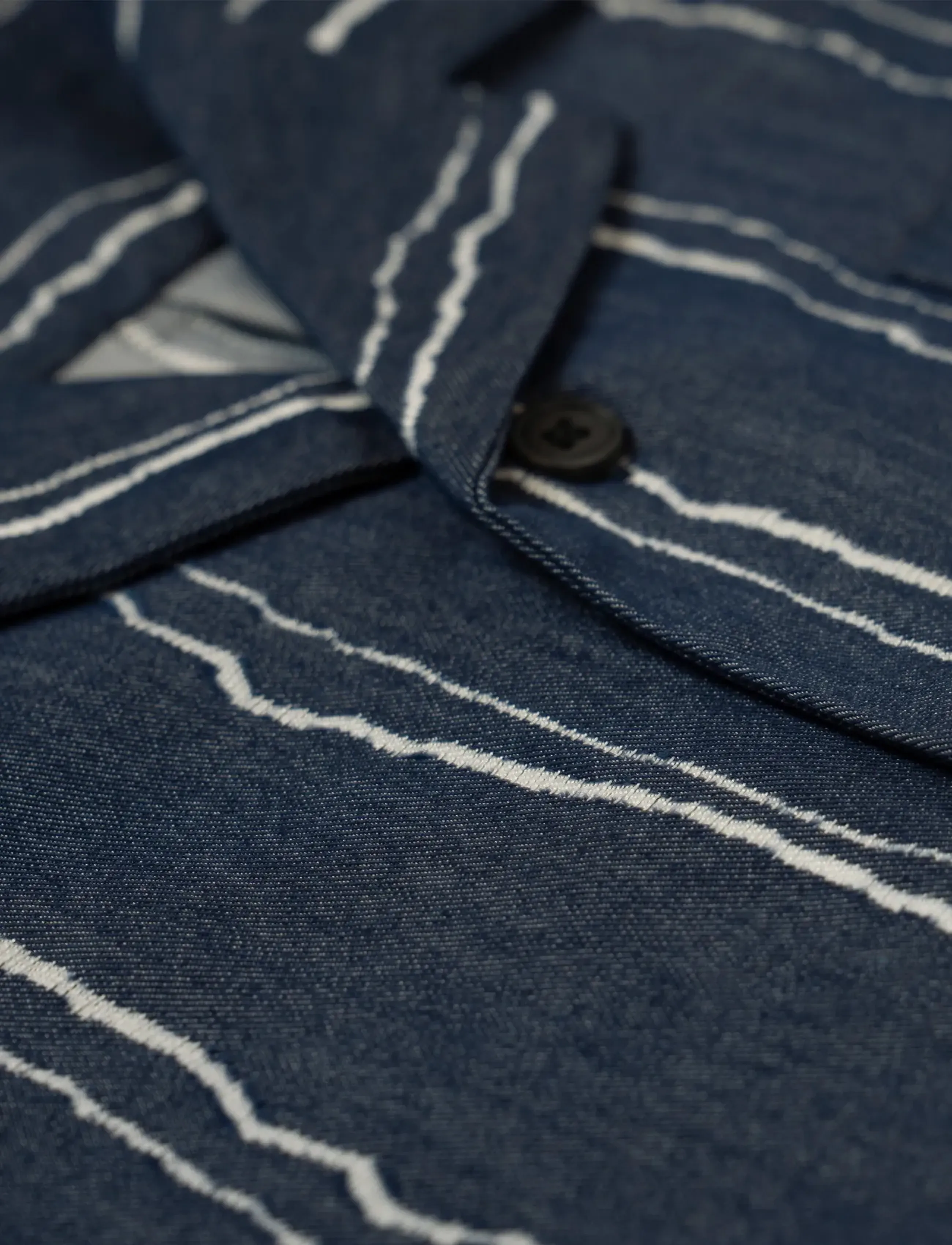 Libertine-Libertine - Cave - kortärmade skjortor - indigo stripe - 1