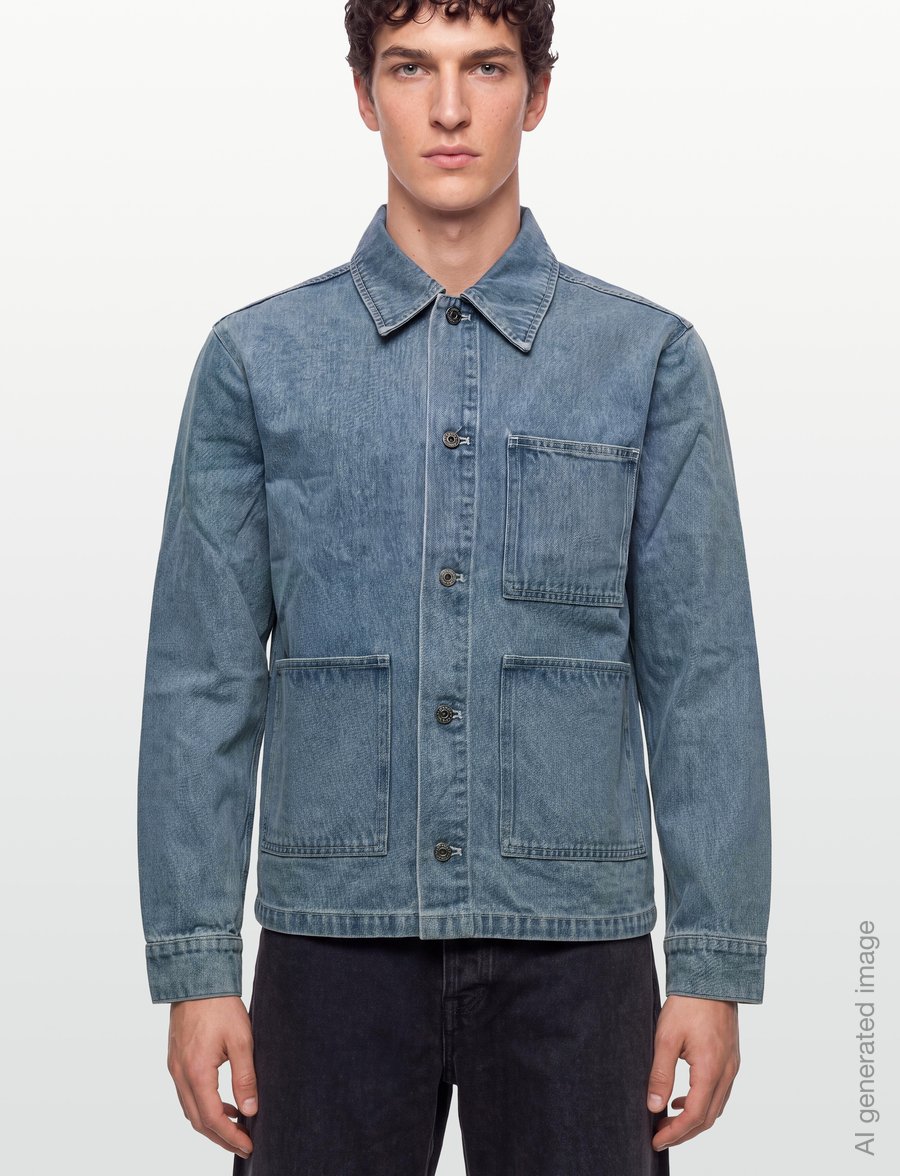 Libertine-Libertine - Park 3409 - unlined denim jackets - light blue - 3
