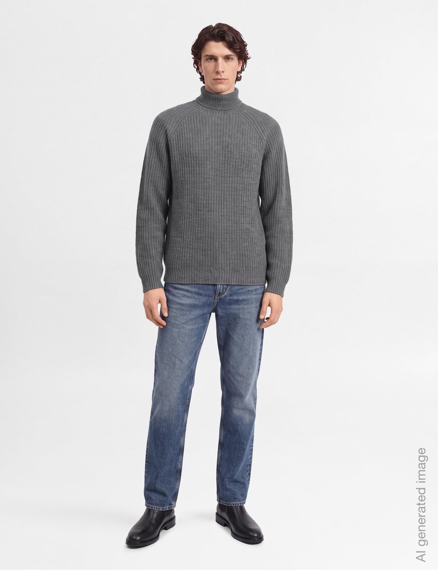 Libertine-Libertine - Session 3665 - rollkragenpullover - grey melange - 0