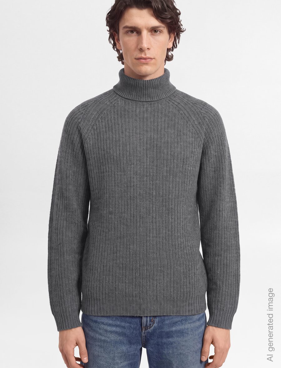 Libertine-Libertine - Session 3665 - rollkragenpullover - grey melange - 3
