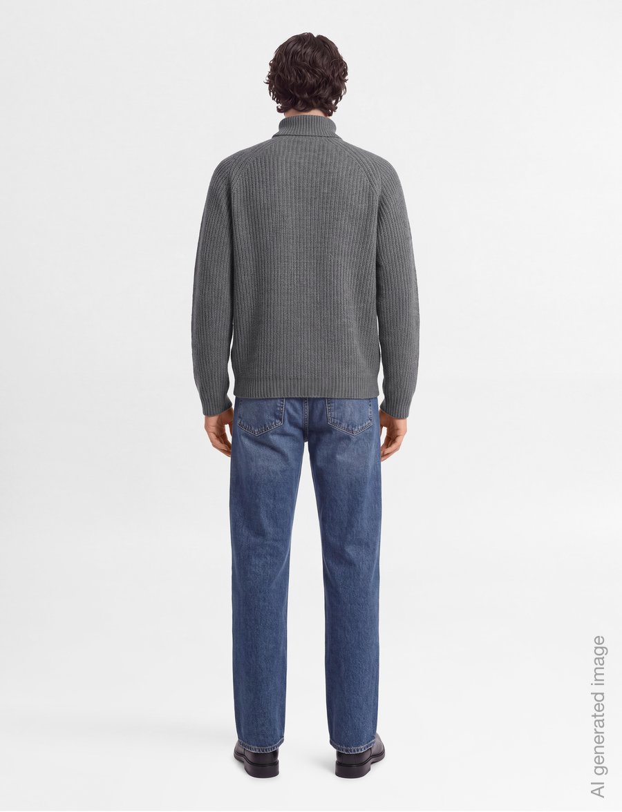 Libertine-Libertine - Session 3665 - rollkragenpullover - grey melange - 4