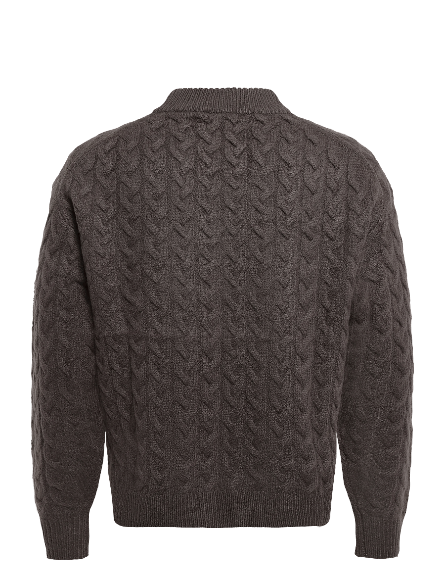 Libertine-Libertine - Topanga Cable Knit 3666 - rundhalsad - graphite - 1