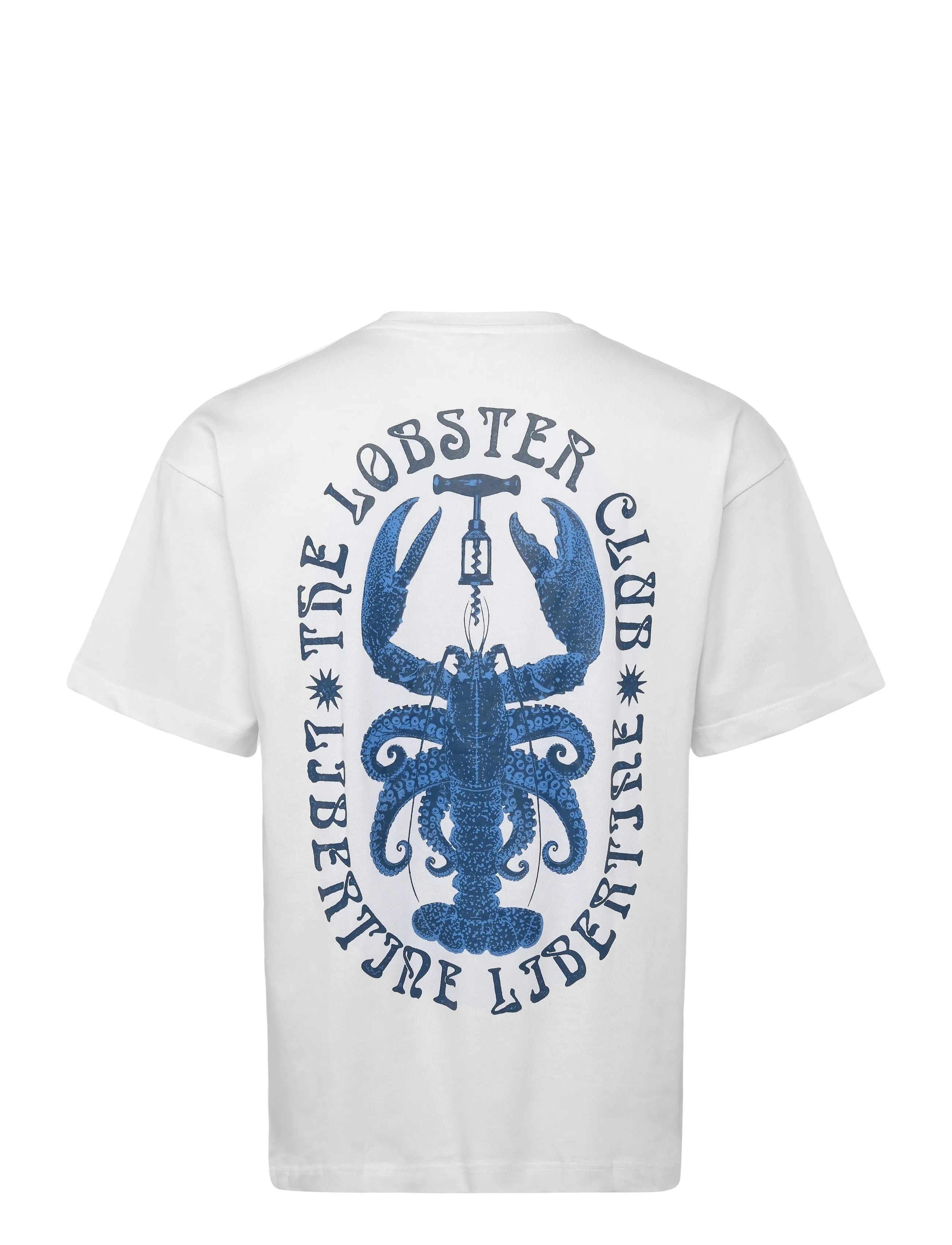 Libertine-Libertine - Broke New Lobster Club 3515 - kurzärmelige t-shirts - white - 1