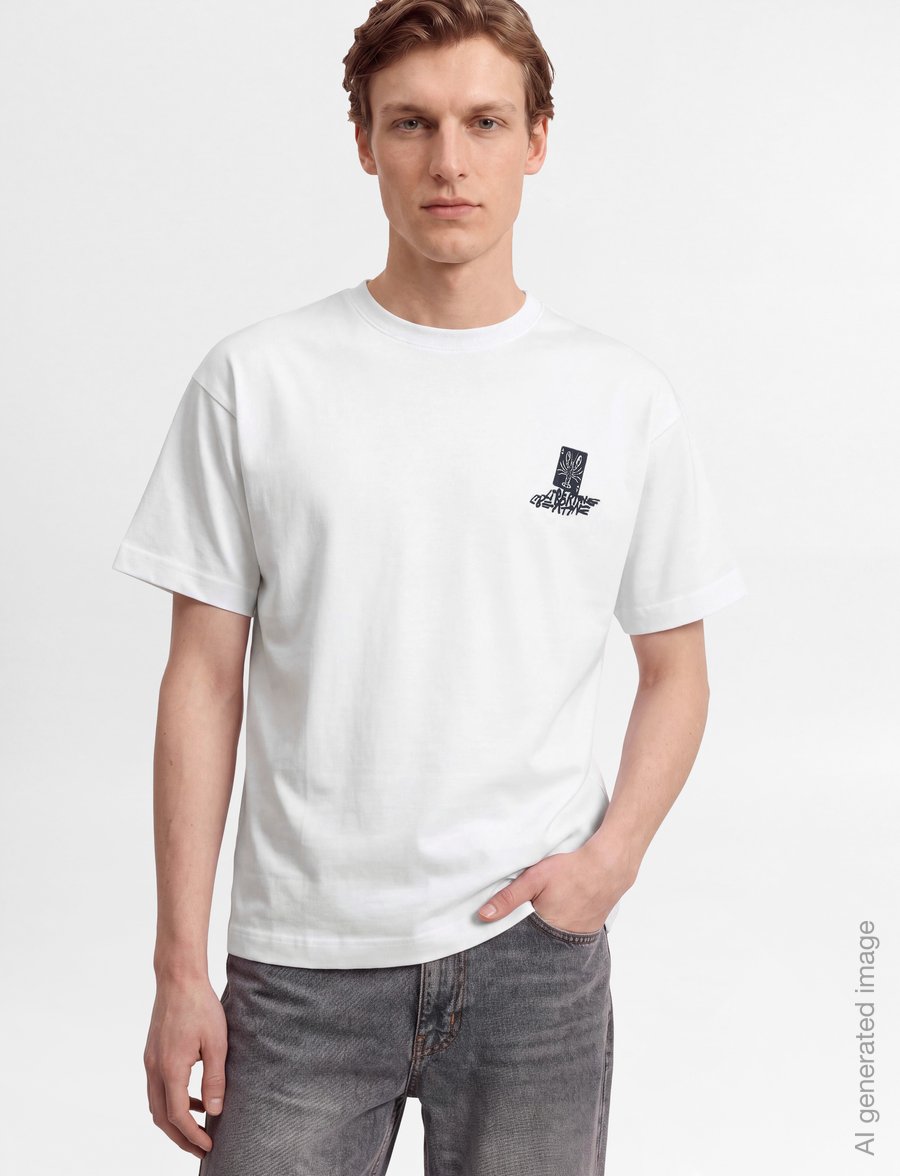 Libertine-Libertine - Broke Poker Deck 3515 - kurzärmelige t-shirts - white - 3