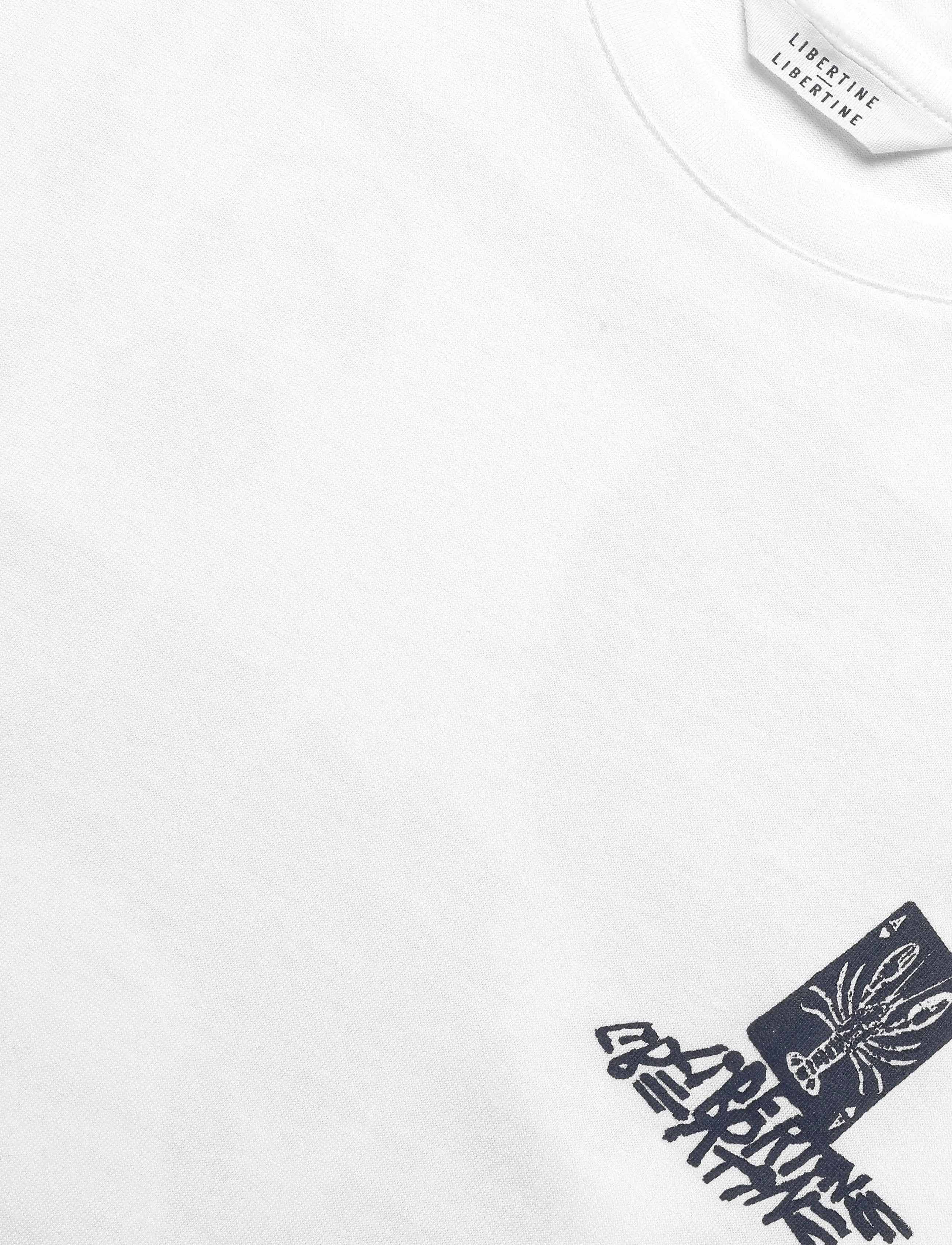 Libertine-Libertine - Broke Poker Deck 3515 - kurzärmelige t-shirts - white - 2