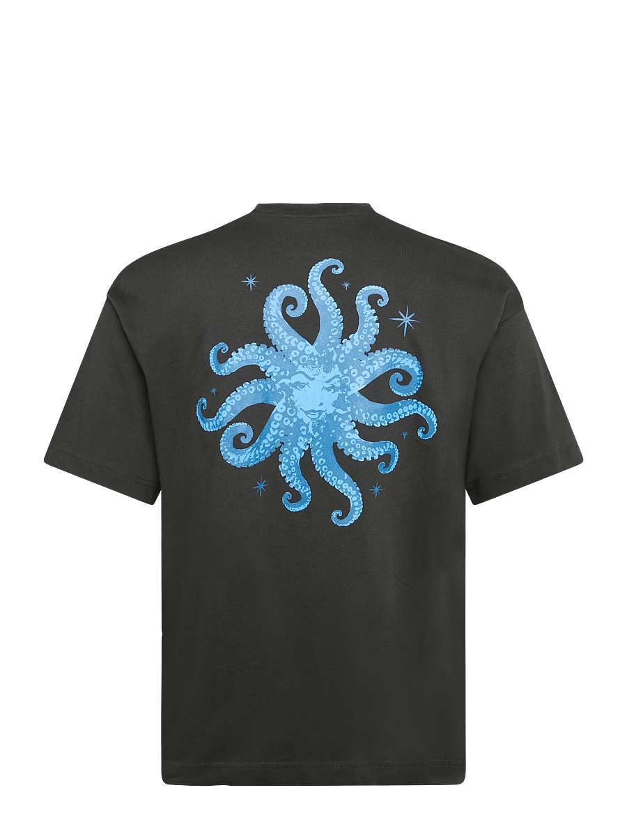 Libertine-Libertine - Broke Pulpo Mystique 3515 - kurzärmelige t-shirts - charcoal gray - 1