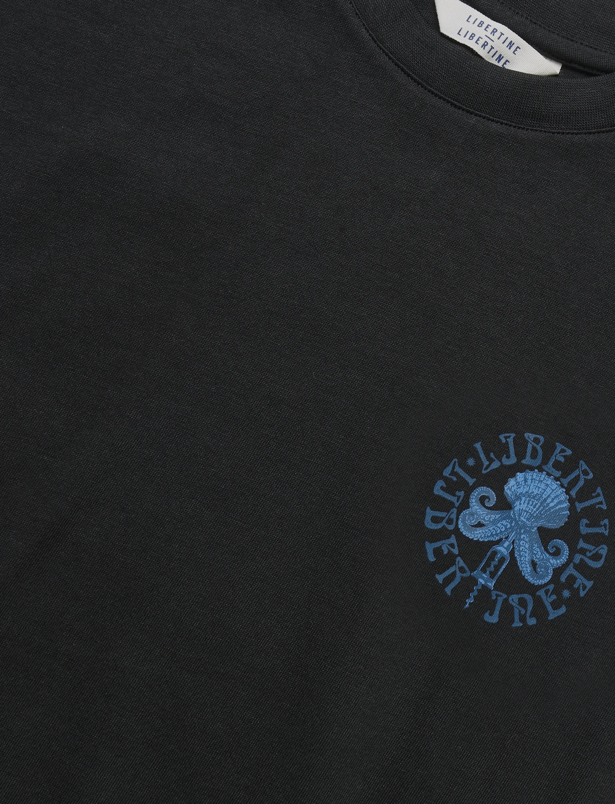 Libertine-Libertine - Broke New Lobster Club 3515 - kurzärmelige t-shirts - charcoal gray - 2