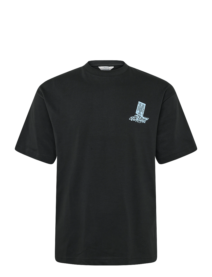 Libertine-Libertine - Broke Poker Deck 3515 - kurzärmelige t-shirts - charcoal gray - 0