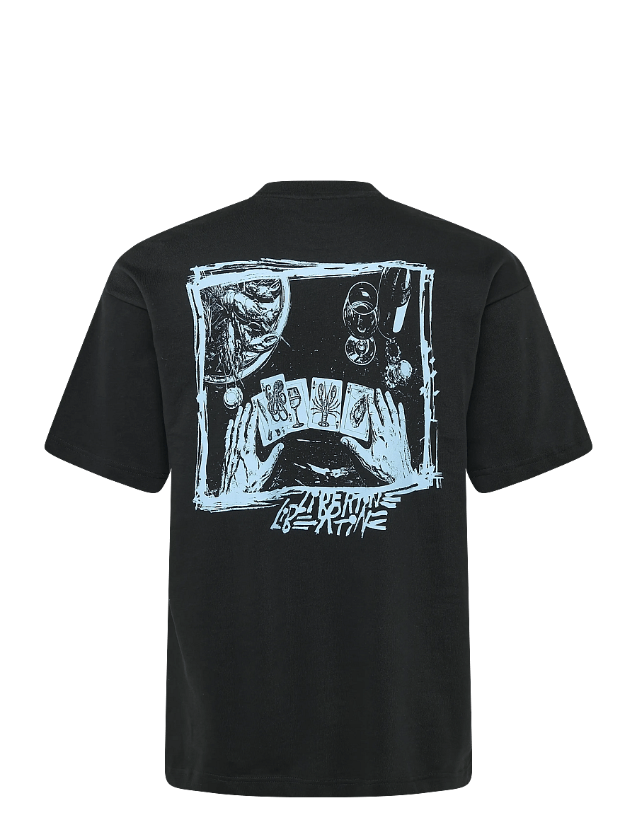 Libertine-Libertine - Broke Poker Deck 3515 - kurzärmelige t-shirts - charcoal gray - 1