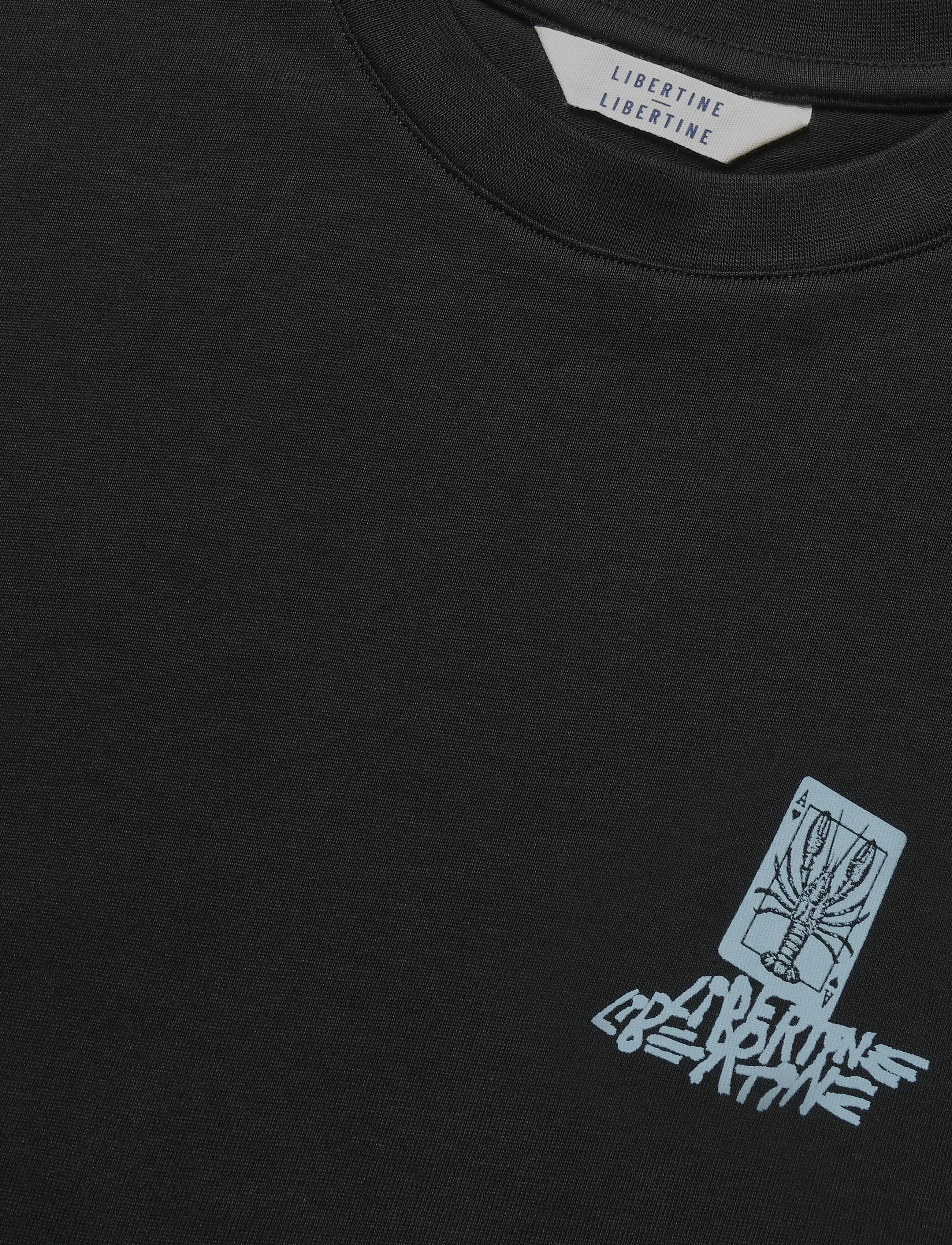 Libertine-Libertine - Broke Poker Deck 3515 - kurzärmelige t-shirts - charcoal gray - 2