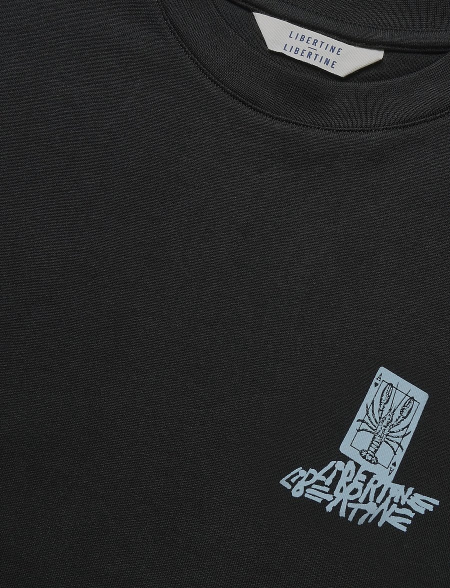 Libertine-Libertine - Broke Poker Deck 3515 - kurzärmelige t-shirts - charcoal gray - 2