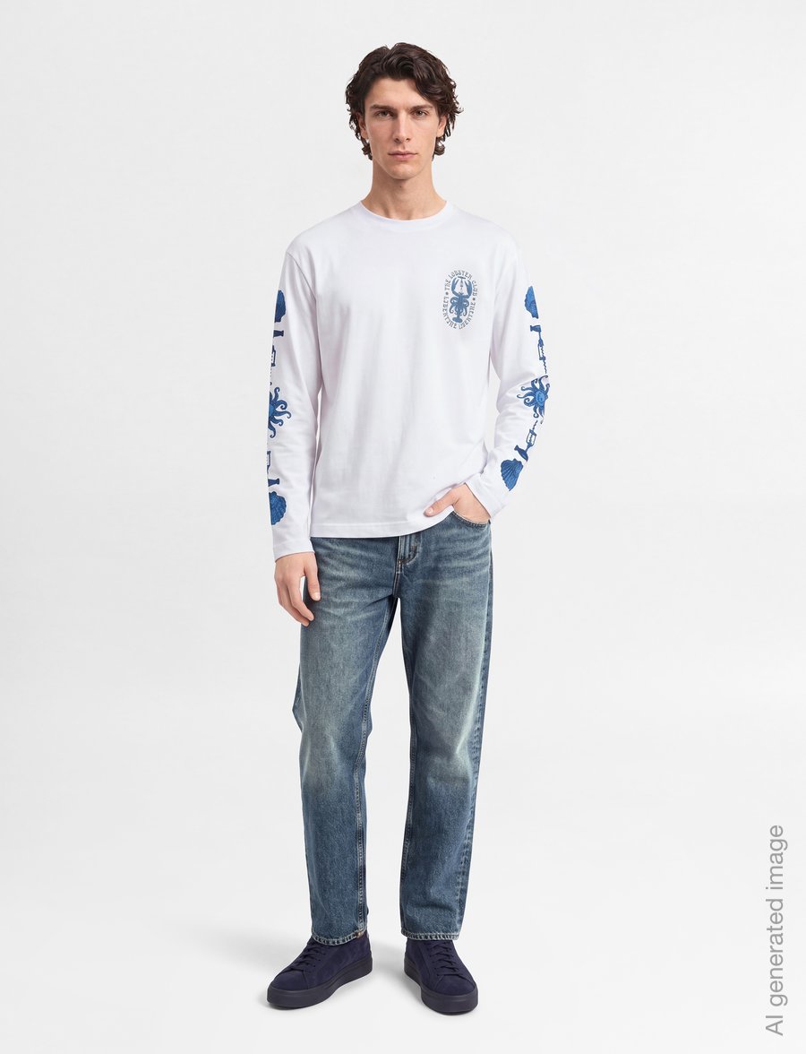 Libertine-Libertine - Affirm Shell 3515 - langærmede t-shirts - white - 0