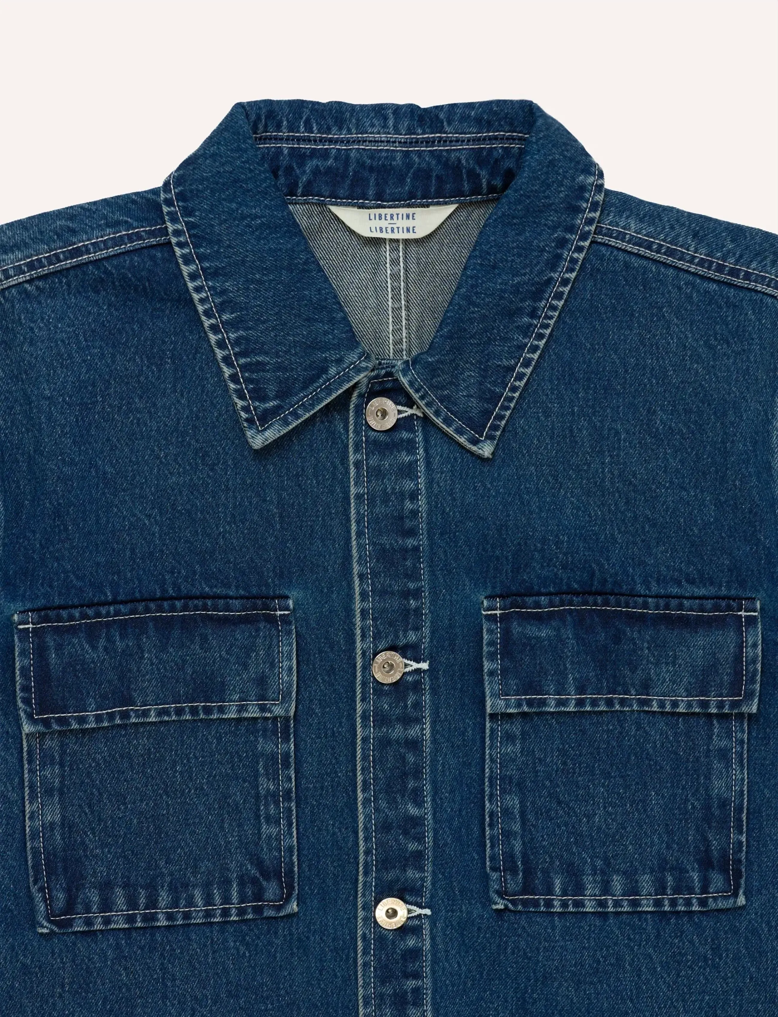 Libertine-Libertine - Mind - unlined denim jackets - washed blue - 2
