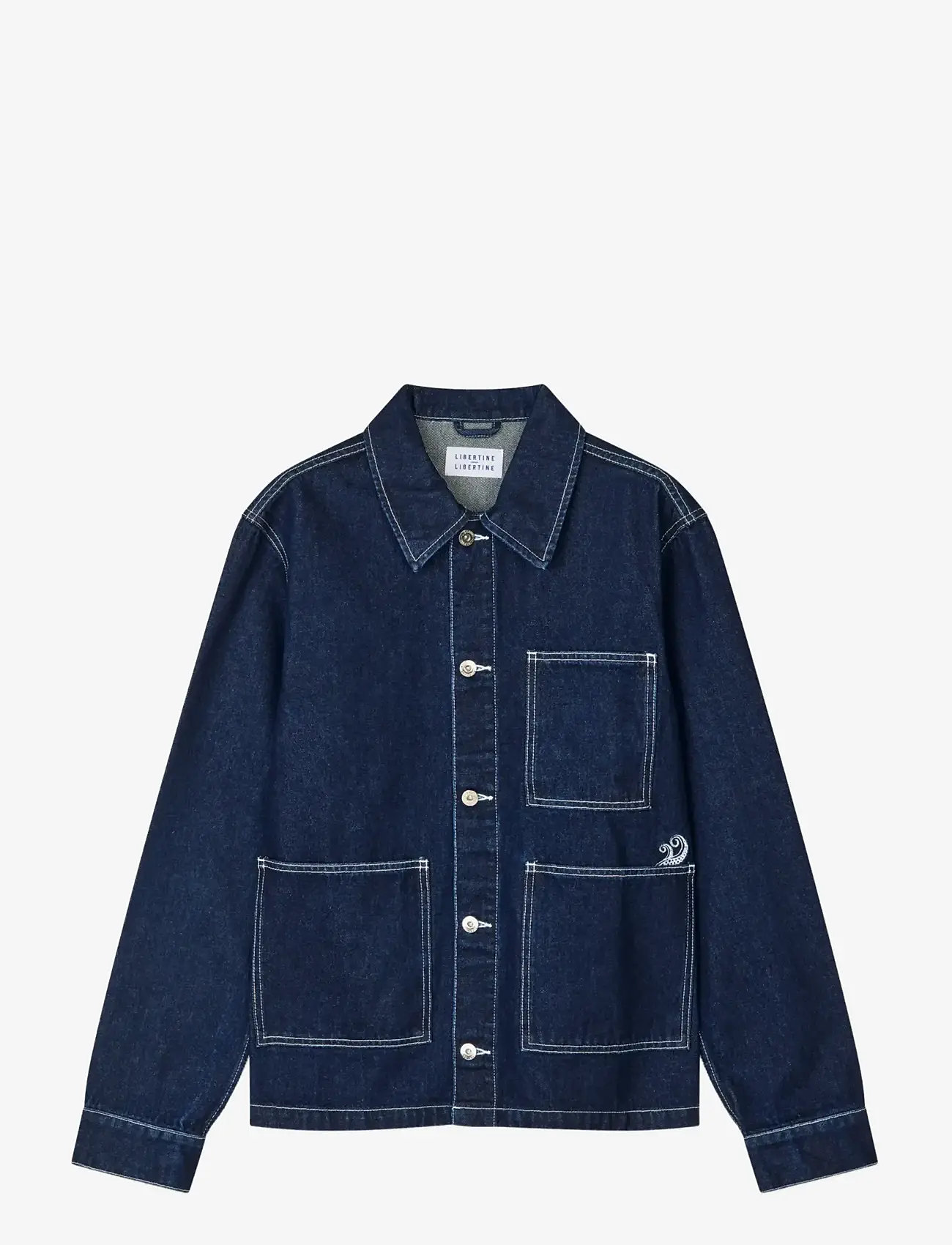 Libertine-Libertine - Park - ofodrade jeansjackor - dark indigo - 1