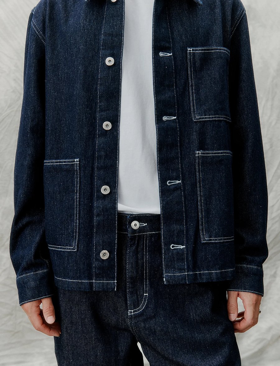 Libertine-Libertine - Park - vuorittomat farkkutakit - dark indigo - 2