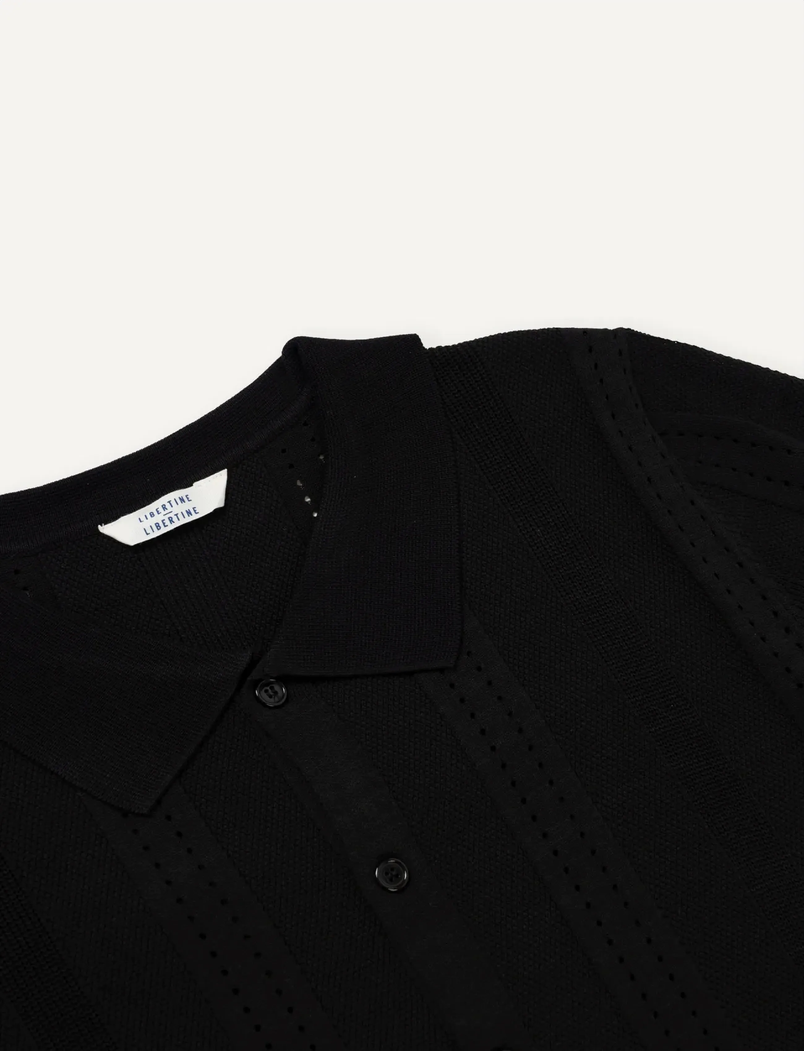 Libertine-Libertine - Plead - gestrickte polohemden - black - 2