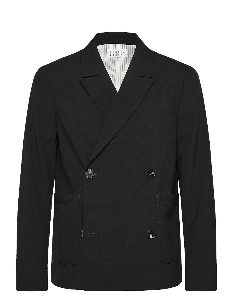 Libertine-Libertine - Public - kahe rinnatisega pintsakud - black - 0