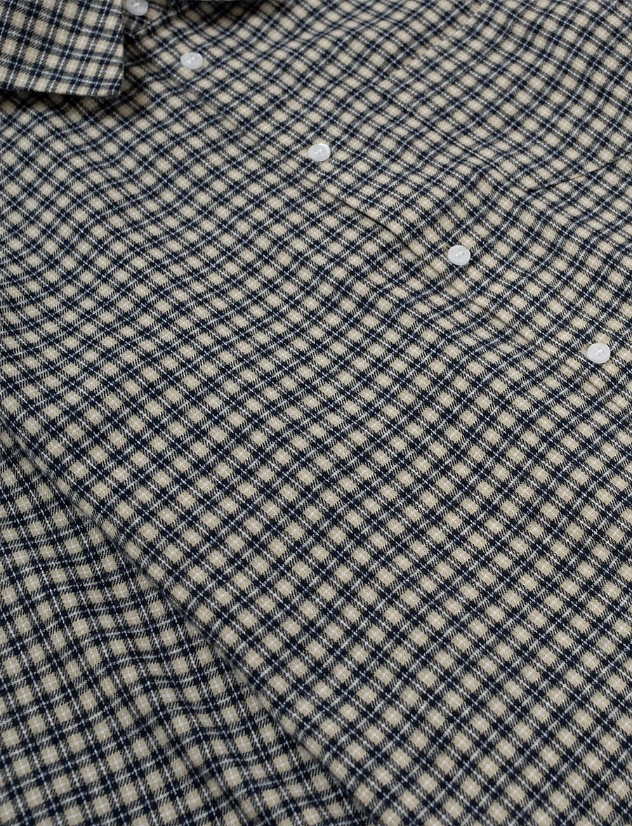 Libertine-Libertine - Record - rutiga skjortor - navy check - 1