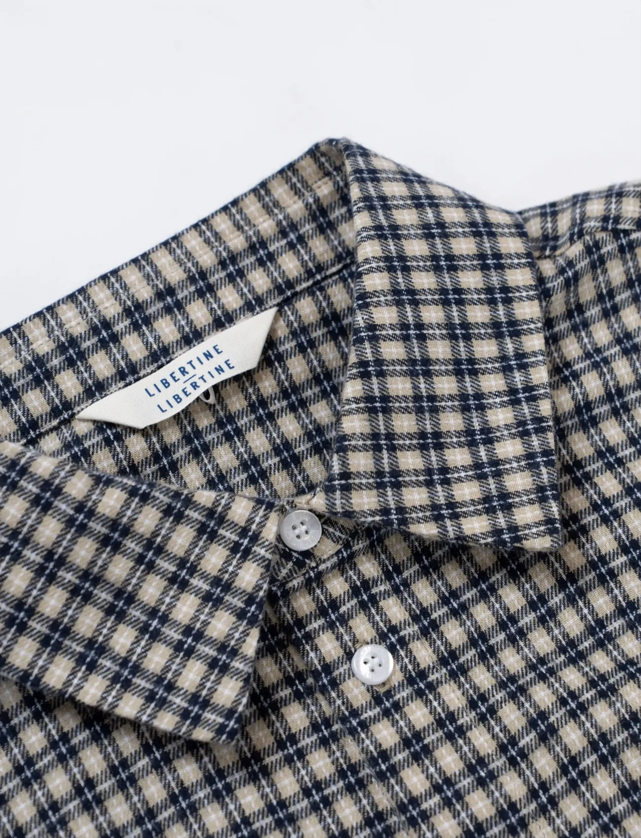 Libertine-Libertine - Record - ruudulised särgid - navy check - 2