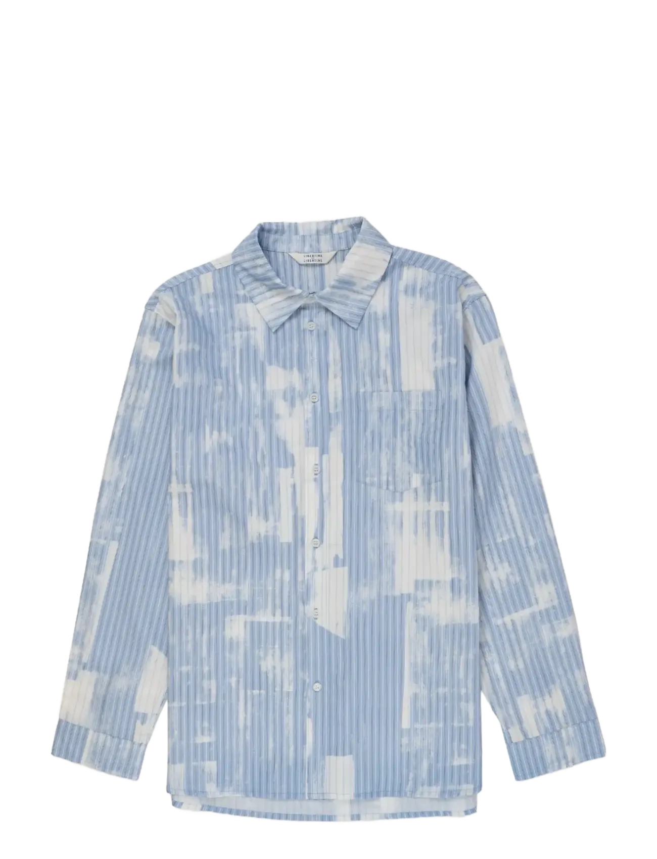 Libertine-Libertine Record - Kläder - BLUE STRIPE BLEACH / blue