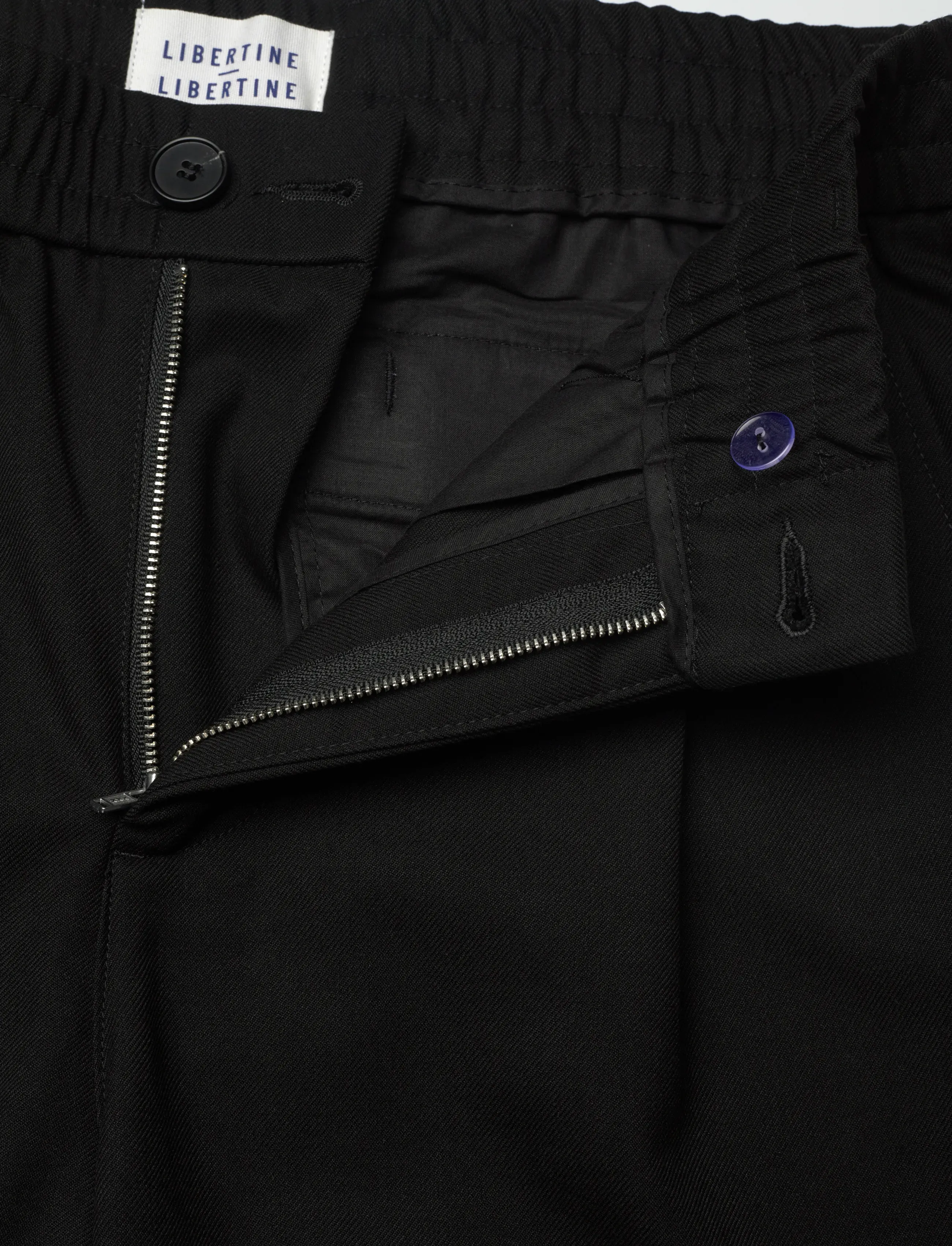 Libertine-Libertine - Smoke - casual bukser - black - 2