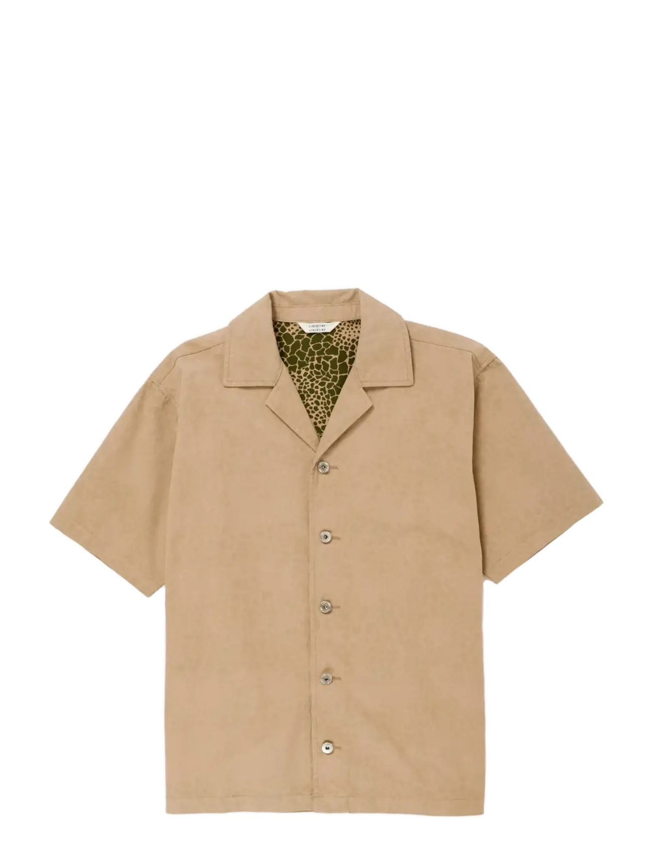 Libertine-Libertine Volcano - Kortærmede skjorter - KHAKI CAMO / beige